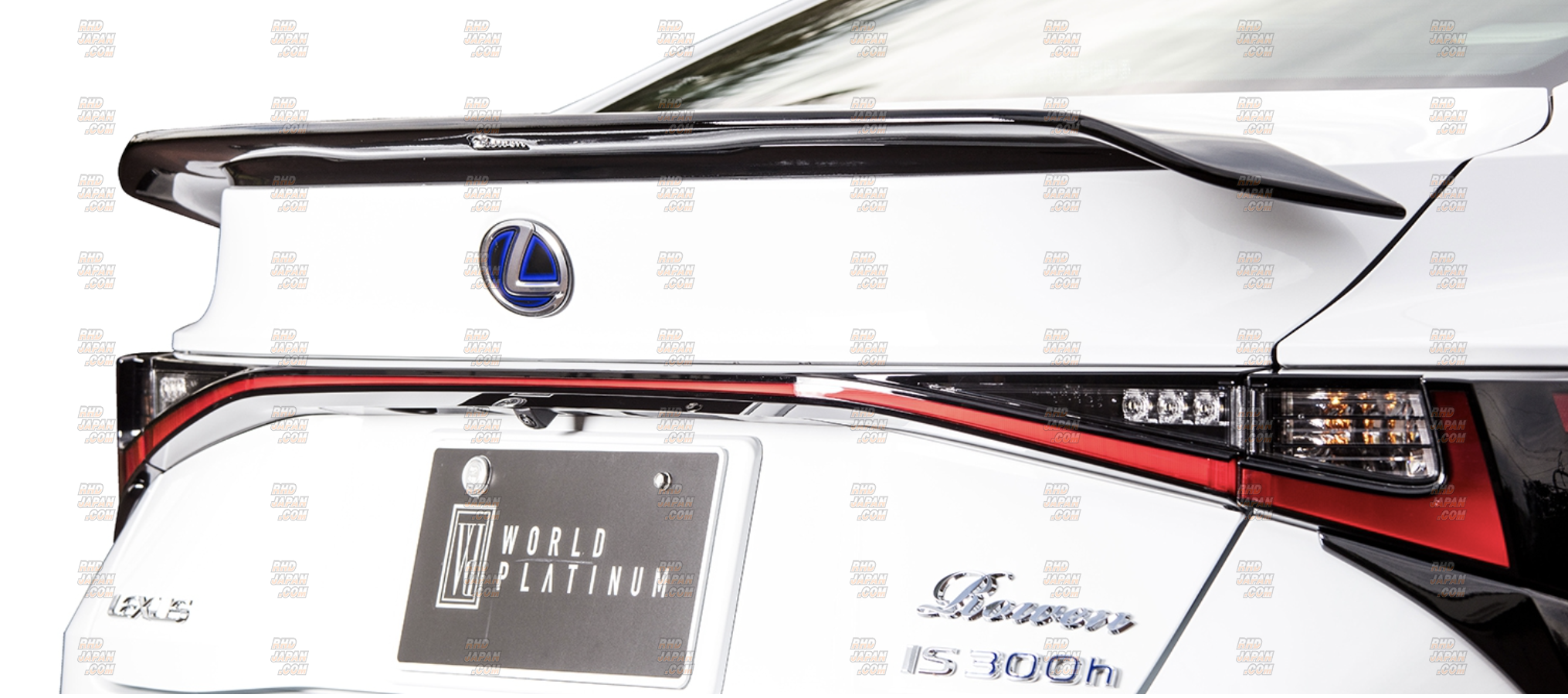 Rowen World Platinum Rear Wing Trunk Spoiler Carbon Fiber - Lexus IS F-Sport Kouki Model / After Minor Change